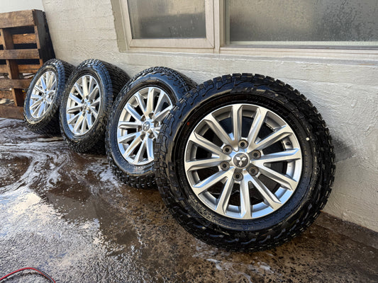 Mitsubishi Triton 17” Alloy Wheels with Good Tyres