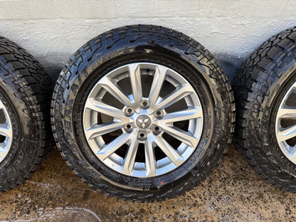 Mitsubishi Triton 17” Alloy Wheels with Good Tyres