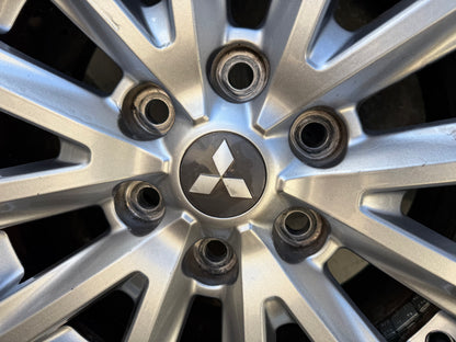 Mitsubishi Triton 17” Alloy Wheels with Good Tyres