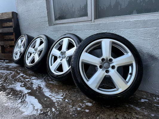 Audi A4 18” Alloy Wheels with Very Good Tyres