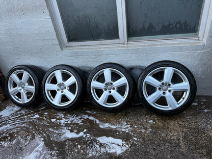 Audi A4 18” Alloy Wheels with Very Good Tyres