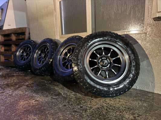 Rays Rota 18” Alloy Wheels with Good Tyres