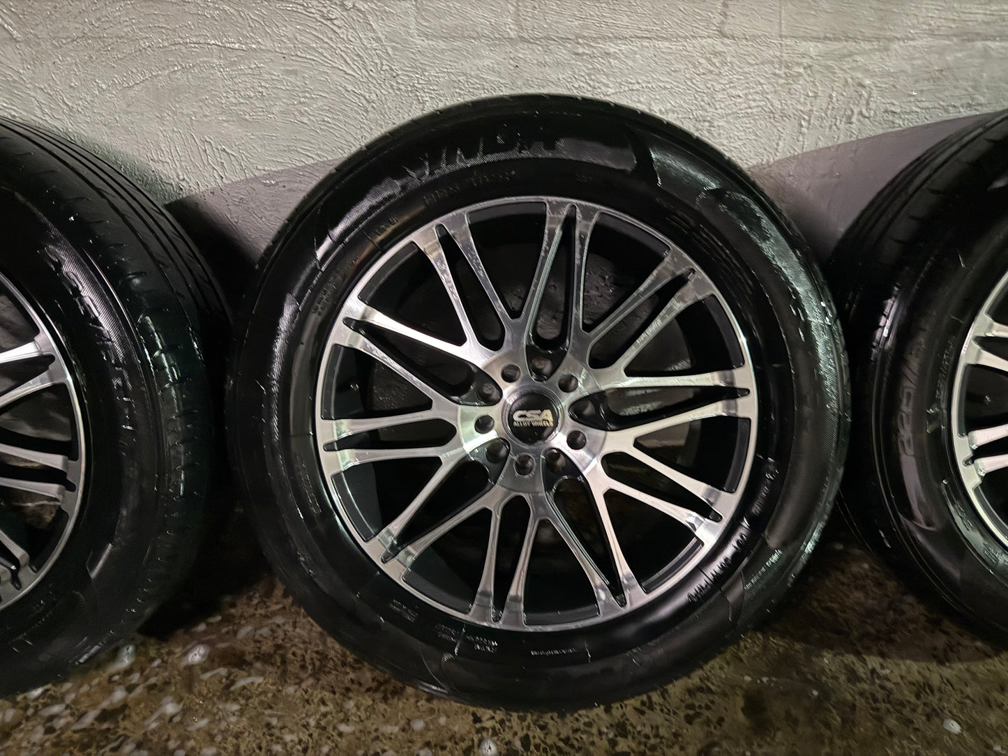CSA Multi Fit 17” Alloy Wheels with Good Tyres