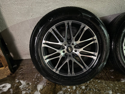 CSA Multi Fit 17” Alloy Wheels with Good Tyres
