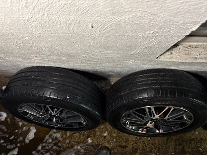 CSA Multi Fit 17” Alloy Wheels with Good Tyres