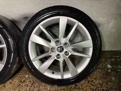 Skoda Octavia 17” Alloy Wheels with Good Tyres