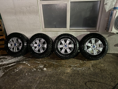 Ford Ranger 17” Alloy Wheels with 32” Mud Tyres