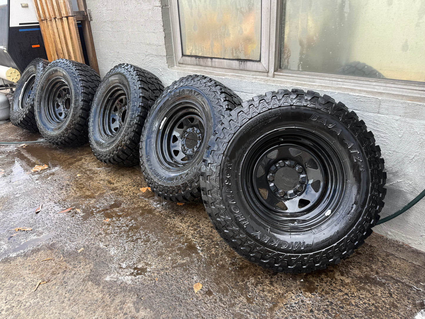 Mickey Thompson All Terrain 33” Tyres on 6 Stud Rims Set of 5