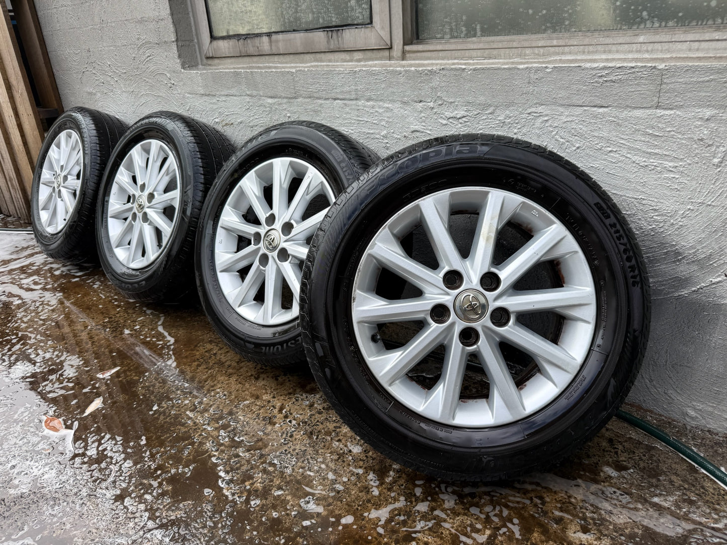 Toyota Camry 16” Alloy Wheels with Good Bridgestone Tyres