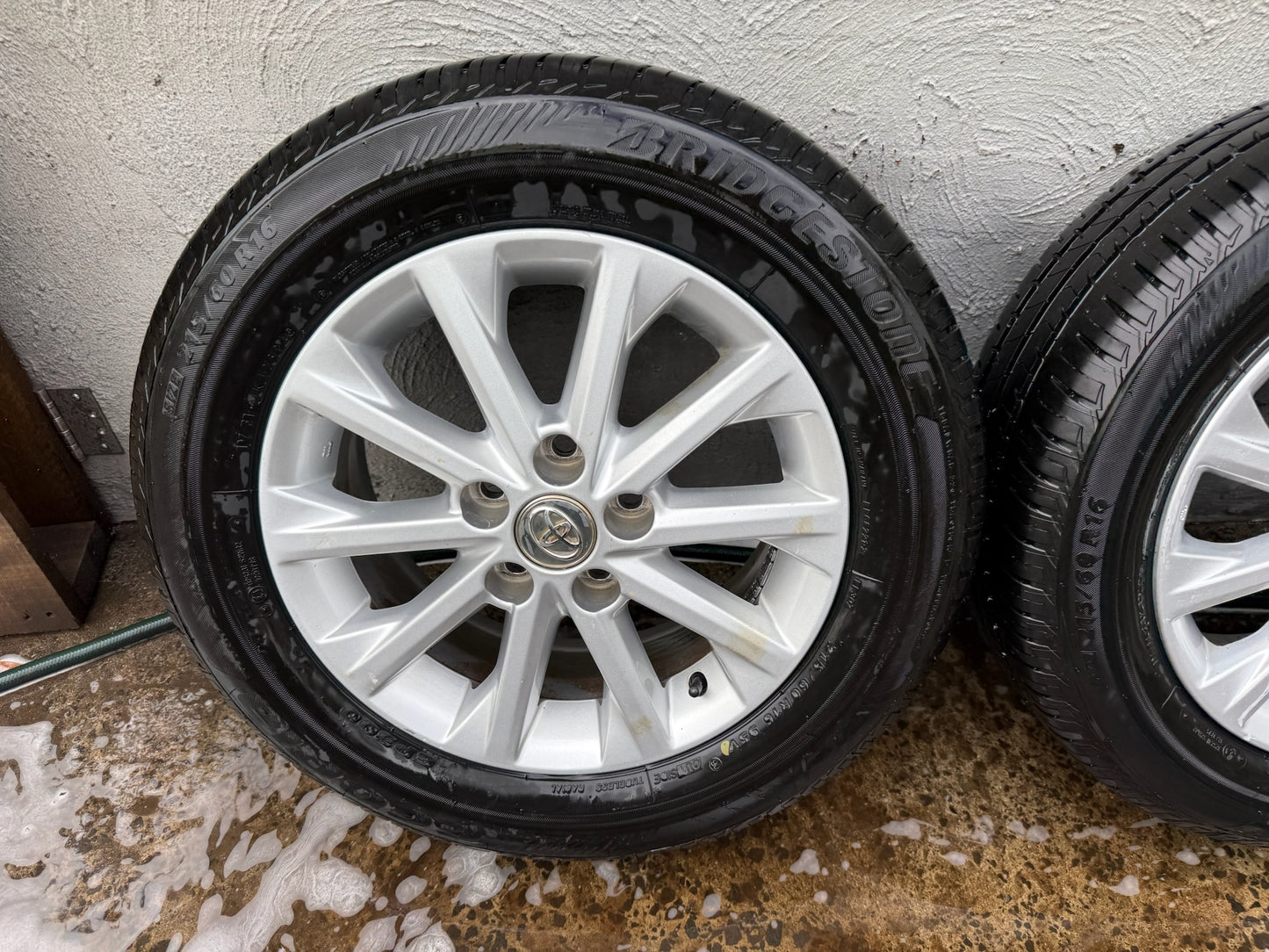 Toyota Camry 16” Alloy Wheels with Good Bridgestone Tyres