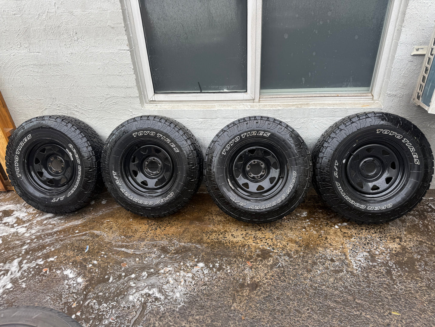 Nissan Navara 32” Steel Rims with Toyo Open Country Tyres