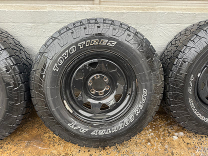 Nissan Navara 32” Steel Rims with Toyo Open Country Tyres