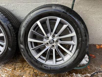 Toyota Kluger 18” Alloy Wheels with Pirelli Good Tyres