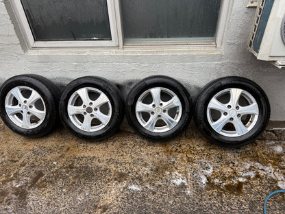 15” 5 Stud Alloy Wheels with Good Tyres