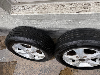 15” 5 Stud Alloy Wheels with Good Tyres