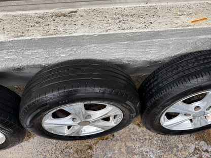 15” 5 Stud Alloy Wheels with Good Tyres