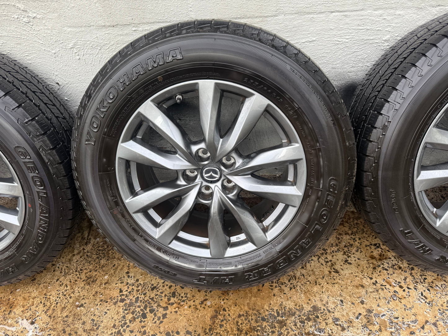 Mazda CX7/CX9 18” Alloy Wheels with Excellent Tyres