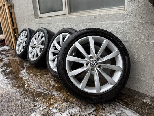 Volkswagen Golf/Caddy 17” Alloy Wheels with Good Tyres