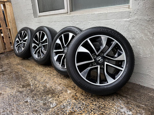 Honda Civic 16” Alloy Wheels with Good Tyres