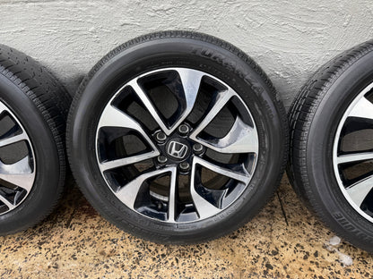 Honda Civic 16” Alloy Wheels with Good Tyres