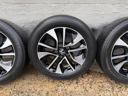 Honda Civic 16” Alloy Wheels with Good Tyres