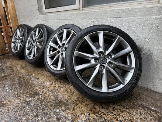 Mazda 3 6 SP25 18” Alloy Wheels with Good Tyres