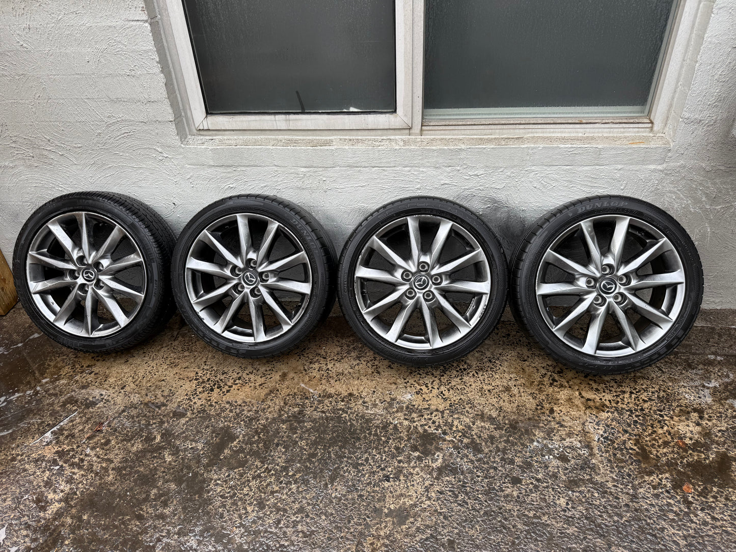 Mazda 3 6 SP25 18” Alloy Wheels with Good Tyres