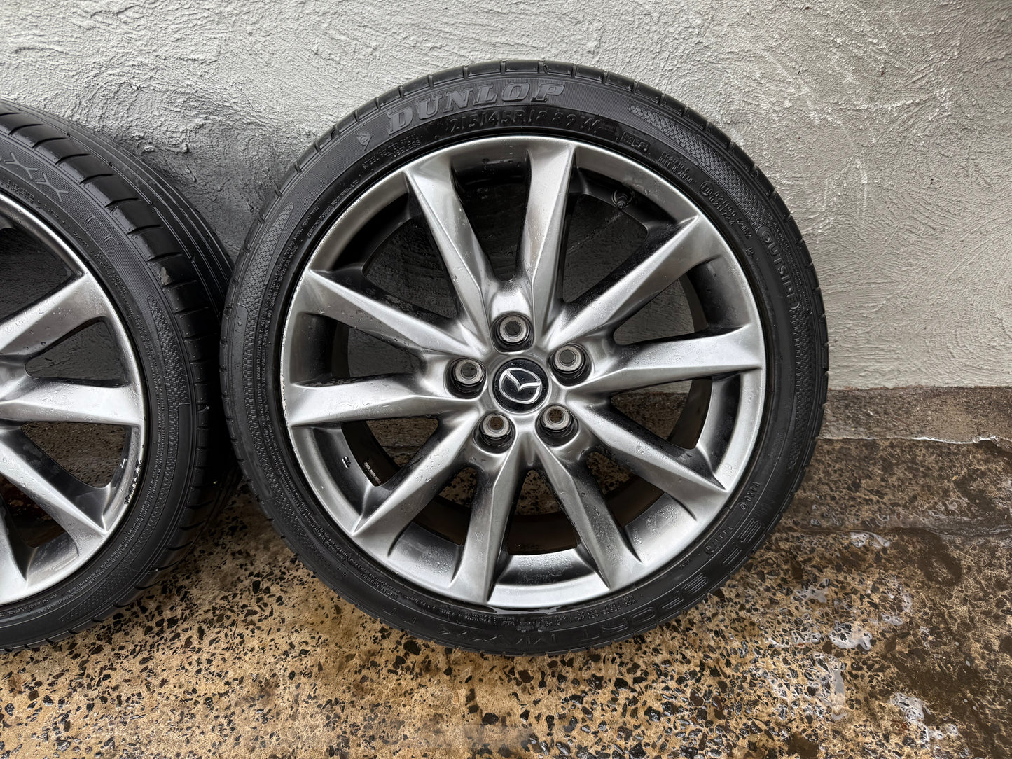 Mazda 3 6 SP25 18” Alloy Wheels with Good Tyres