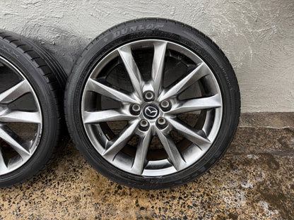 Mazda 3 6 SP25 18” Alloy Wheels with Good Tyres