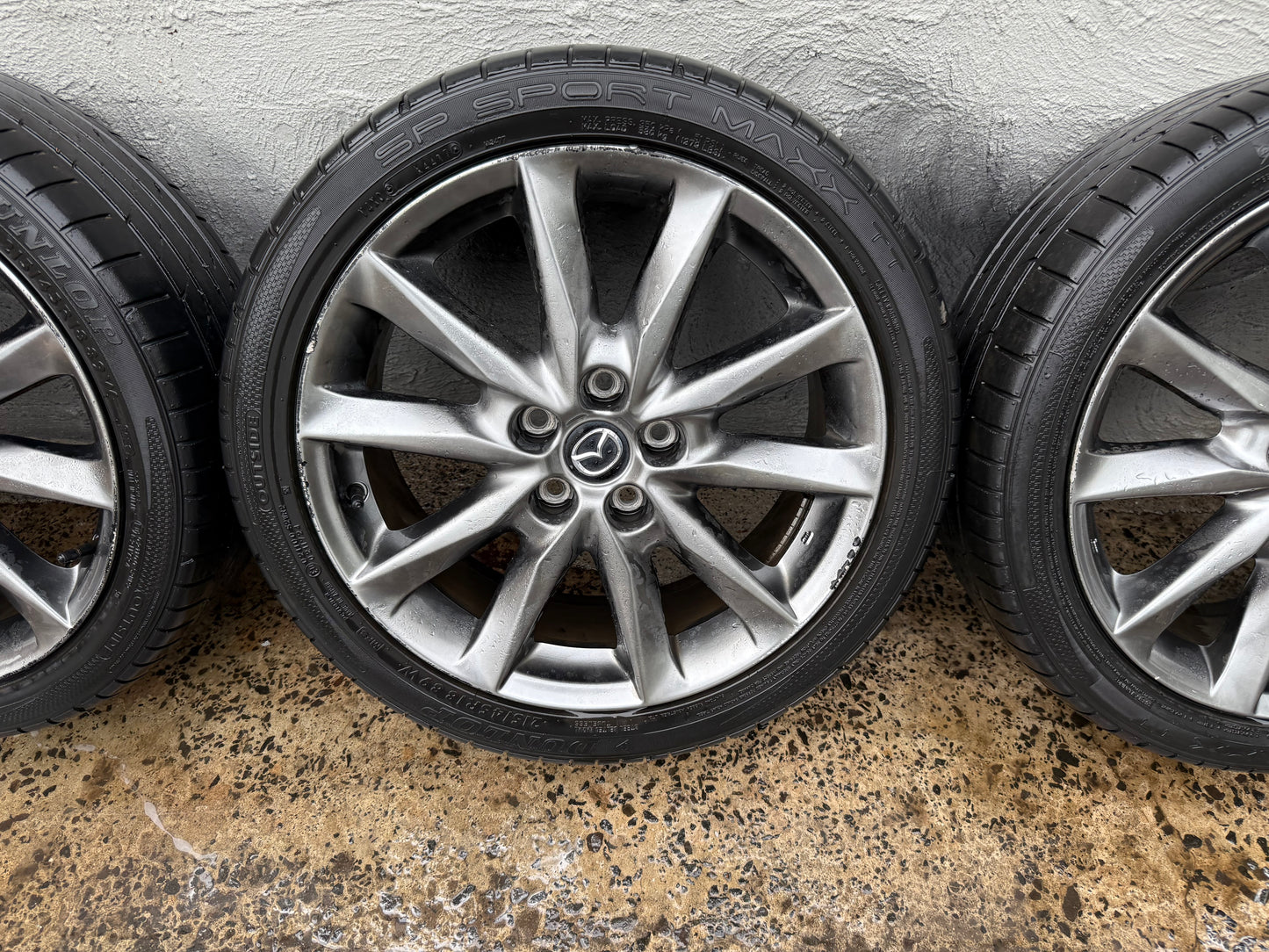 Mazda 3 6 SP25 18” Alloy Wheels with Good Tyres