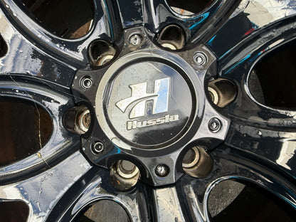 Hussla 6 Stud 17” Alloy Wheels with Tyres - Set of 2