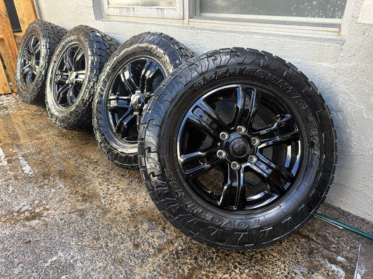 Ford Ranger Black 17” Alloy Wheels with Toyo Open Country A/T Tyres