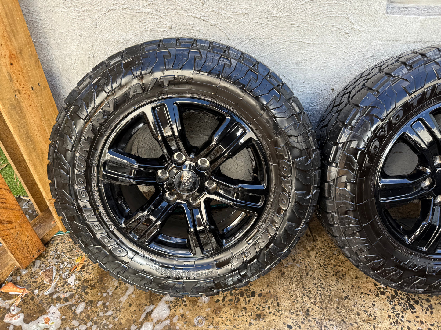 Ford Ranger Black 17” Alloy Wheels with Toyo Open Country A/T Tyres