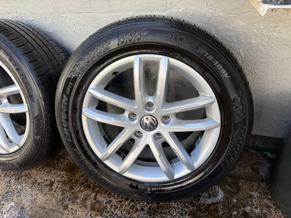 Volkswagen Touareg 18” Alloy Wheels with Good Tyres
