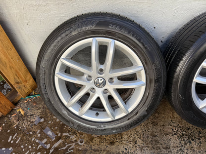 Volkswagen Touareg 18” Alloy Wheels with Good Tyres