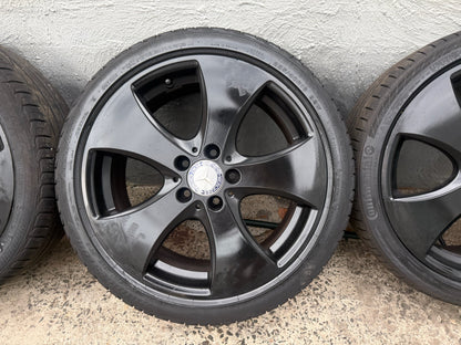 Mercedes Benz Black A-Class 18” Alloy Wheels with Tyres