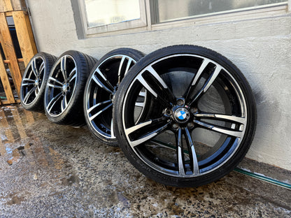 BMW M Sport 20” Staggered Alloy Wheels with Good Tyres