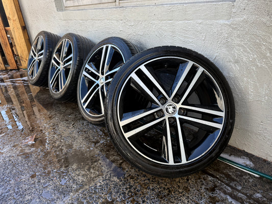 Skoda Fabia/Rapid 17” Alloy Wheels with Good Tyres