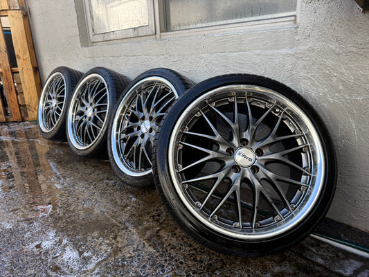 GMAX Sport 18” Alloy Wheels with Good Tyres