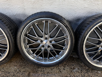 GMAX Sport 18” Alloy Wheels with Good Tyres