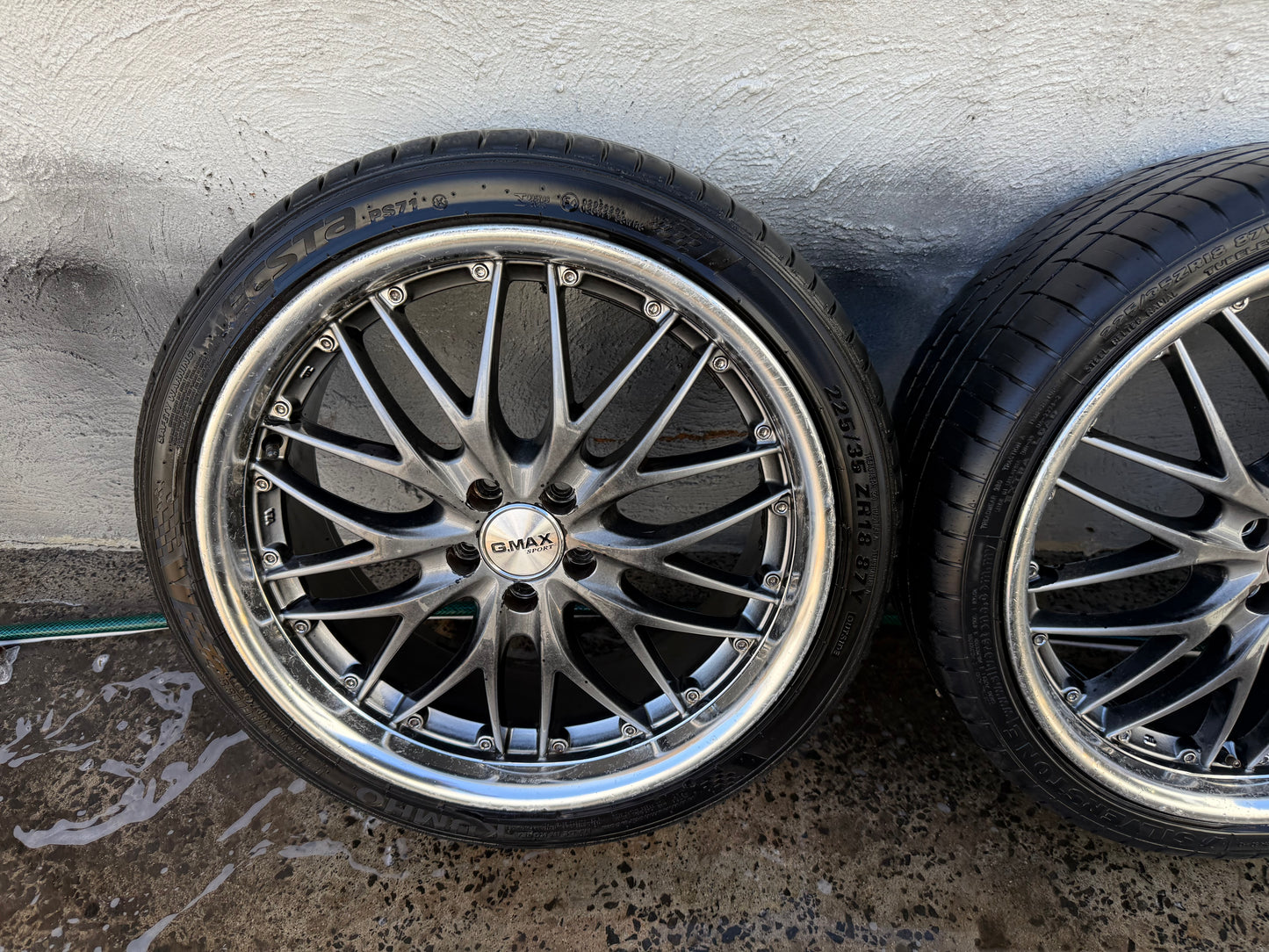 GMAX Sport 18” Alloy Wheels with Good Tyres