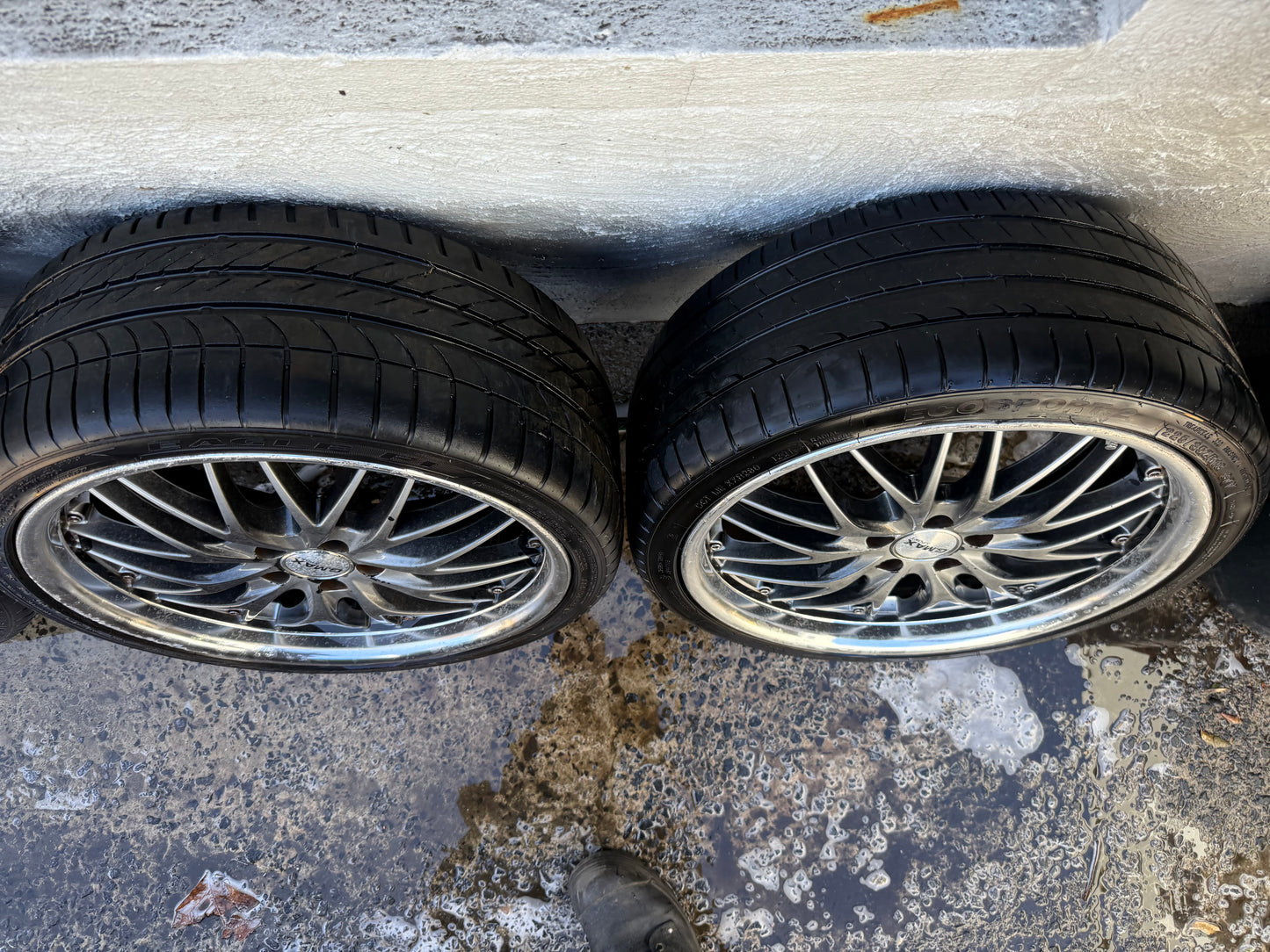 GMAX Sport 18” Alloy Wheels with Good Tyres