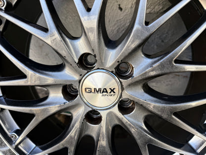 GMAX Sport 18” Alloy Wheels with Good Tyres