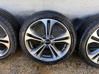 Kia Cerato 17” Alloy Wheels with Good Tyres Set of 5