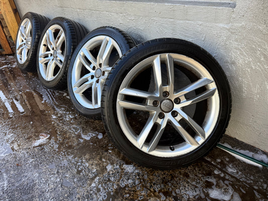 Audi A3/A4 18” Alloy Wheels with Excellent Tyres