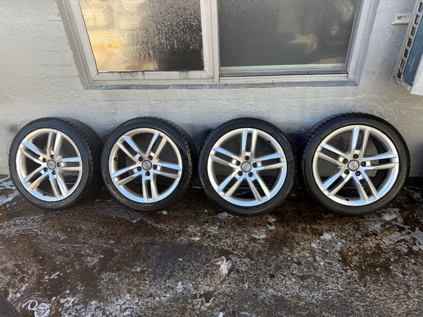 Audi A3/A4 18” Alloy Wheels with Excellent Tyres