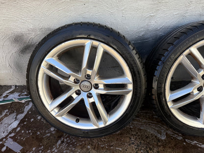 Audi A3/A4 18” Alloy Wheels with Excellent Tyres
