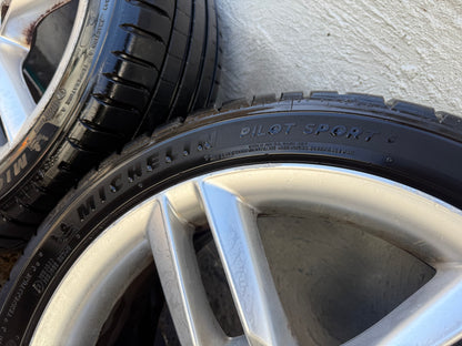 Audi A3/A4 18” Alloy Wheels with Excellent Tyres