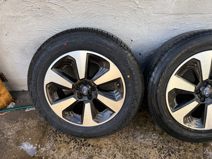Subaru Forester 17” Alloy Wheels with Excellent Tyres
