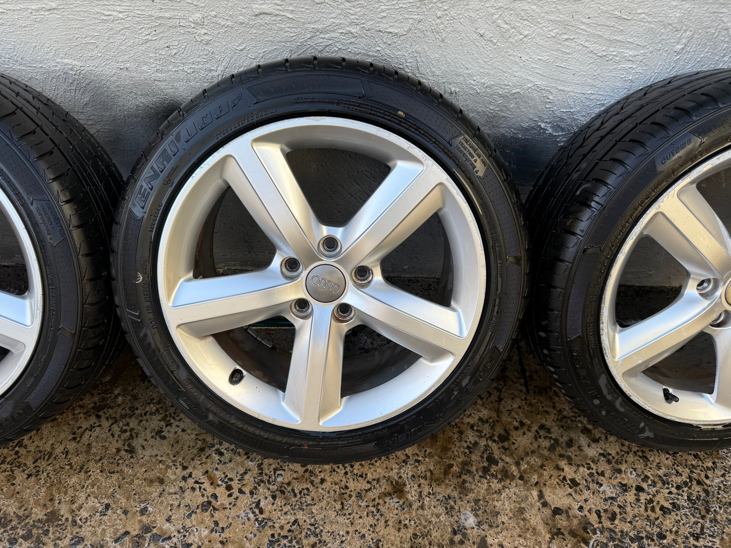 Audi A3 17” Alloy Wheels with Excellent Tyres
